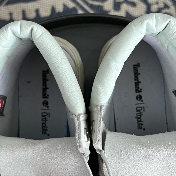 Timberland Women's White Lace Up Boots - Picture 6 of 11